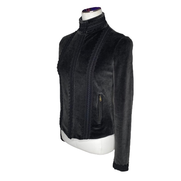 Moschino Velvet Embellished Jacket - Picture 3 of 12